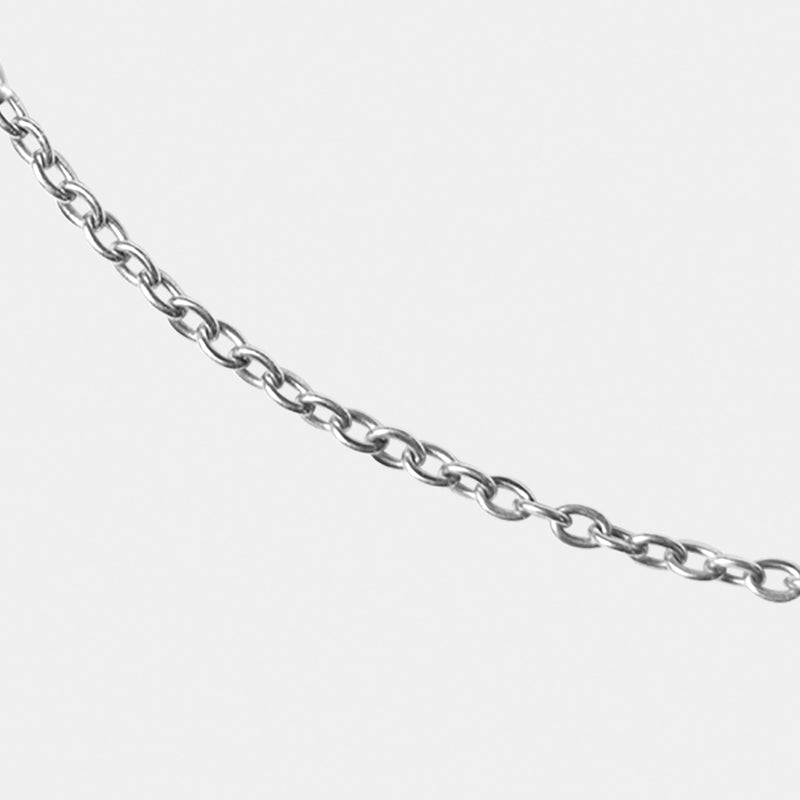 Crossed Chain Silber