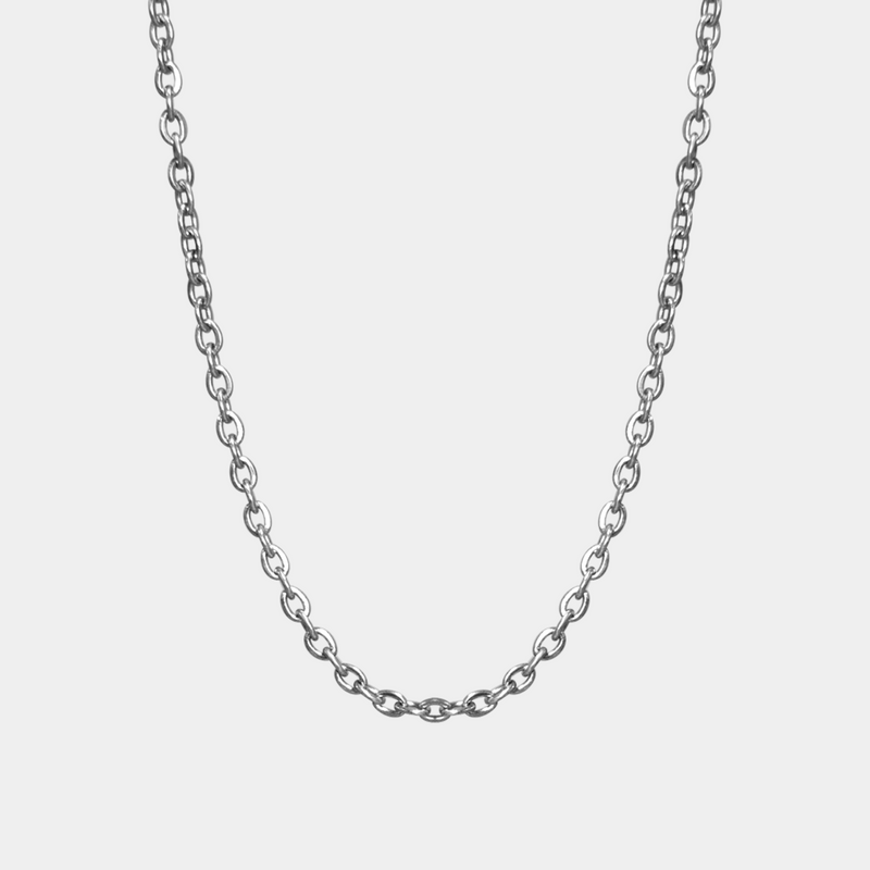 Crossed Chain Silber